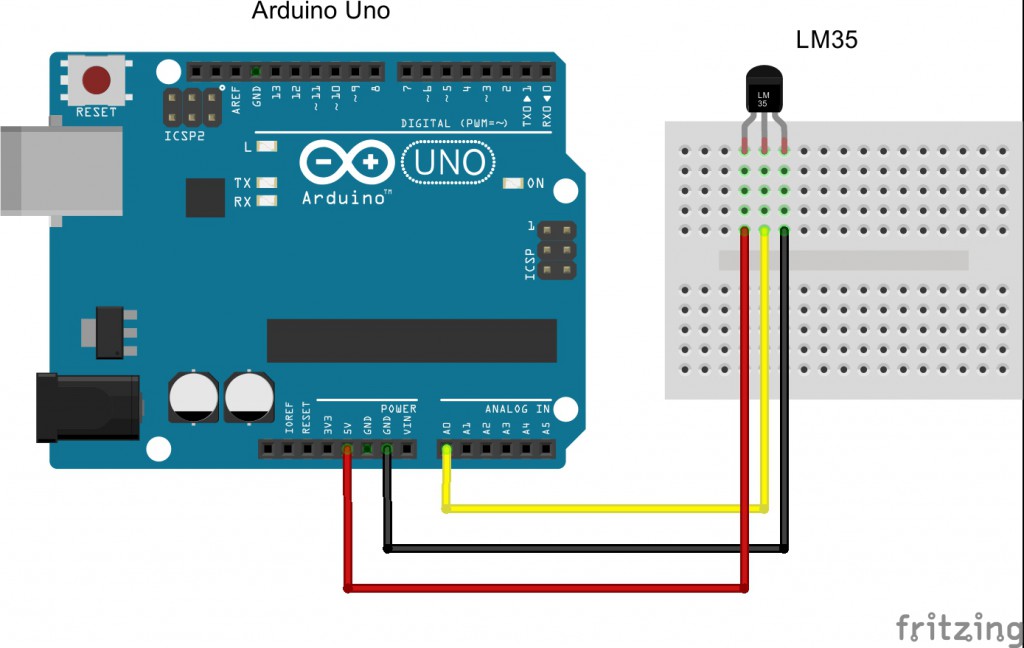 Аналоговый датчик температуры LM35 | PublicatorBar.ru